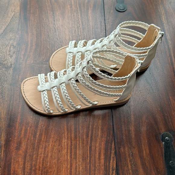 Rachel Zoe Girls White Sandals Size 3 - Picture 4 of 11